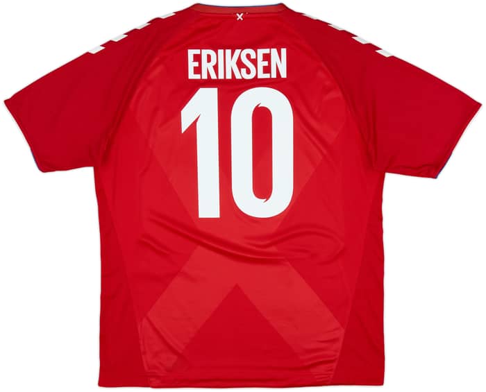 2018-19 Denmark Home Shirt Eriksen #10 - 7/10 - (XL)