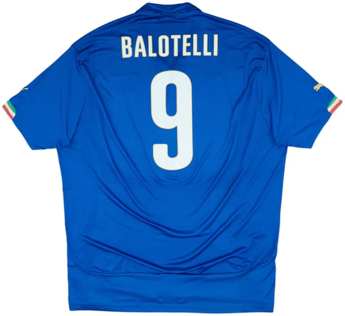2014-15 Italy Home Shirt Balotelli #9 - 5/10 - (XXL)