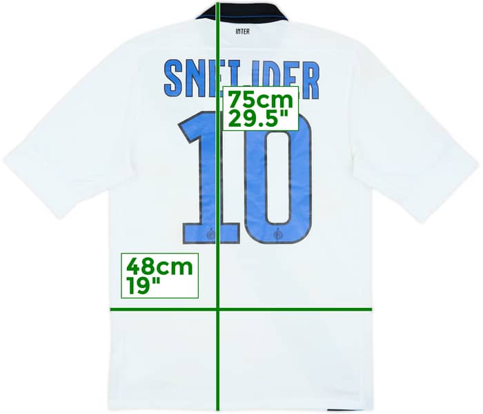 2011-12 Inter Milan Away Shirt Sneijder #10 - 6/10 - (S)