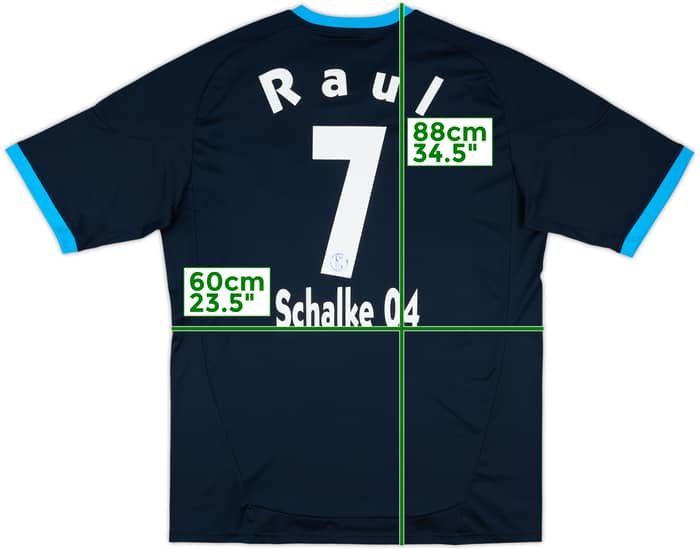 2010-12 Schalke Away Shirt Raul #7 - 6/10 - (XXL)