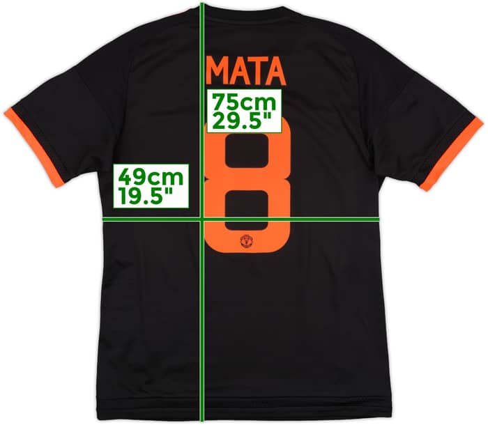 2015-16 Manchester United Third Shirt Mata #8 - 8/10 - (M)
