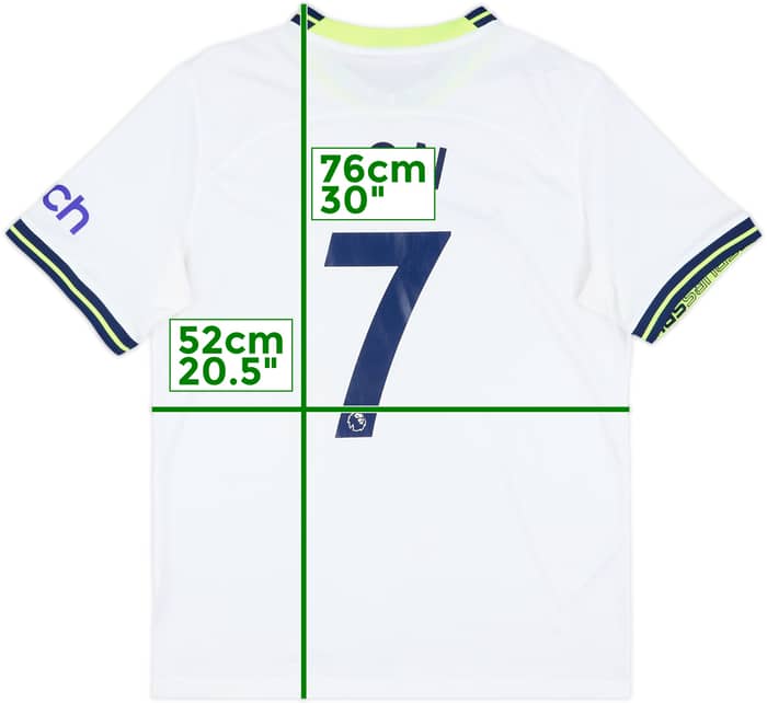 2022-23 Tottenham Home Shirt Son #7 - 5/10 - (L)