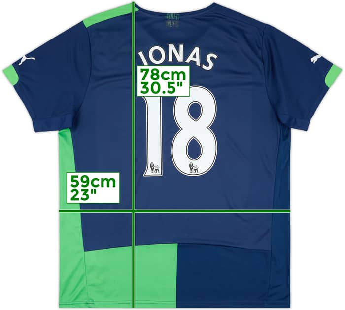 2014-15 Newcastle Third Shirt Jonas #18 - 6/10 - (L)