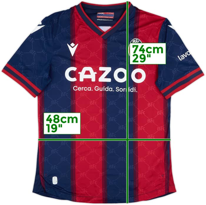 2022-23 Bologna Home Shirt - 8/10 - (L)