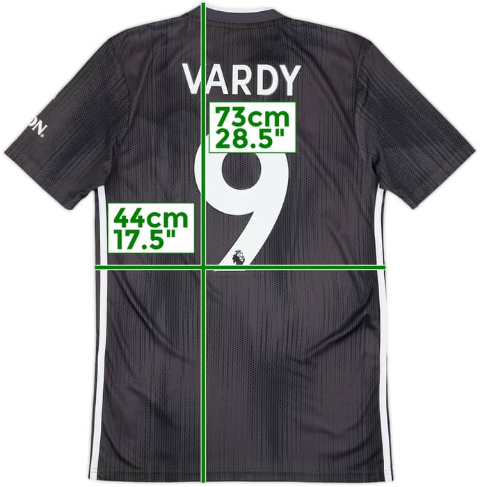 2019-20 Leicester Away Shirt Vardy #9 - 8/10 - (XS)