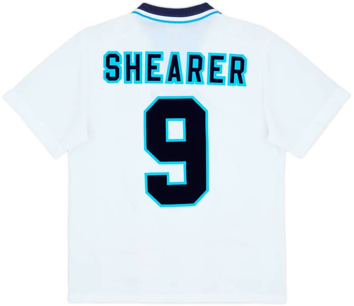 1995-97 England Home Shirt Shearer #9 - 7/10 - (M)