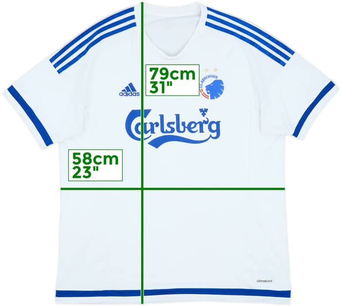 2015-16 FC Copenhagen Home Shirt - 6/10 - (XL)