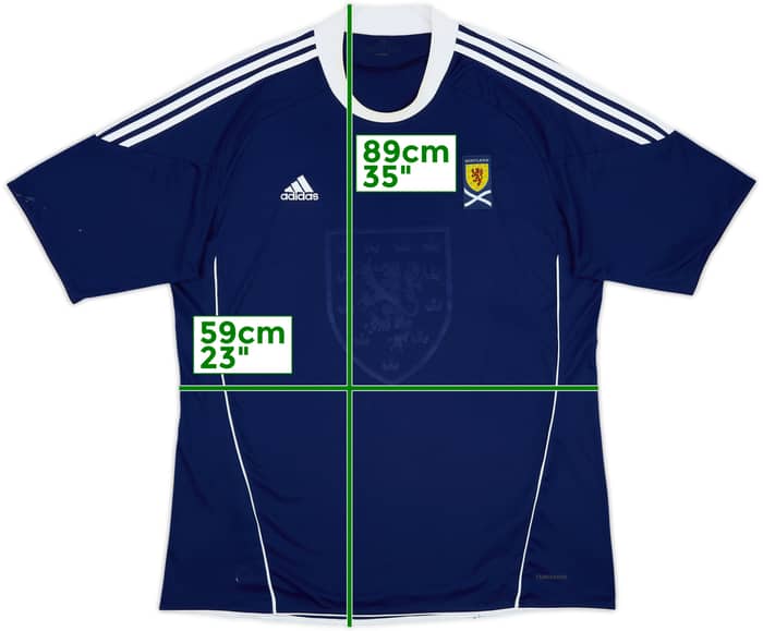 2010-11 Scotland Home Shirt - 7/10 - (XXL)