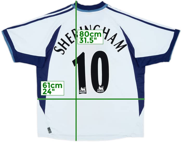 2001-02 Tottenham Home Shirt Sheringham #10 - 5/10 - (XL)