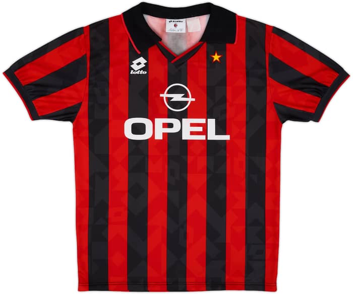 1994-95 AC Milan Home Shirt Maldini #3 - 8/10 - (L)