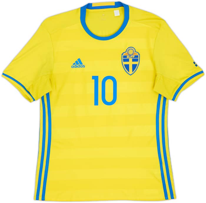 2016-17 Sweden Home Shirt Ibrahimovic #10 - 5/10 - (S)