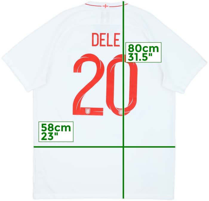 2018-19 England Home Shirt Dele #20 - 5/10 - (XL)