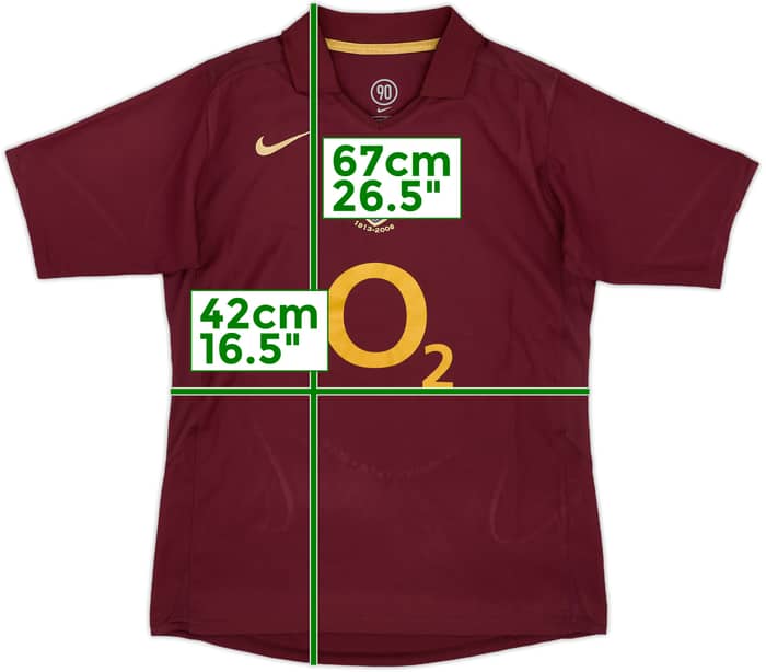 2005-06 Arsenal Home Shirt - 6/10 - (L.Boys)