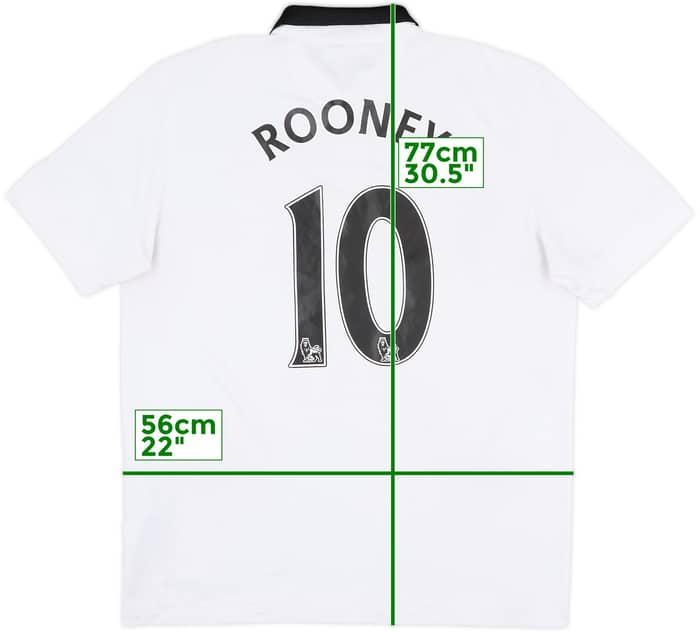 2014-15 Manchester United Away Shirt Rooney #10 - 5/10 - (L)