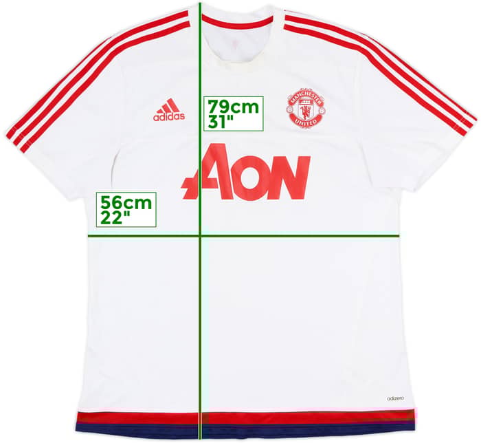 2015-16 Manchester United adidas Training Shirt - 6/10 - (XL)