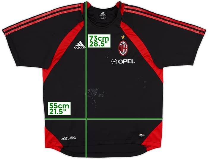 2005-06 AC Milan adidas Training Shirt - 5/10 - (L/XL)