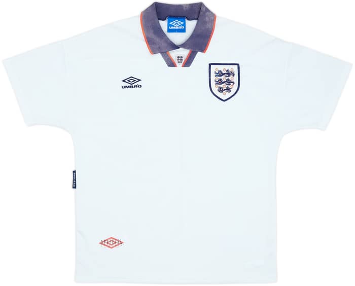 1993-95 England Home Shirt - 5/10 - (L)