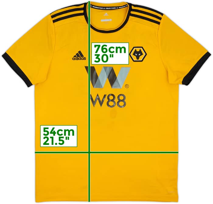 2018-19 Wolves Home Shirt - 4/10 - (L)