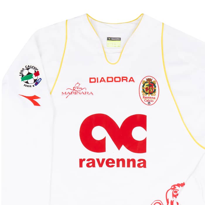 2007-08 Ravenna Match Issue Away L/S Shirt Centurioni #8