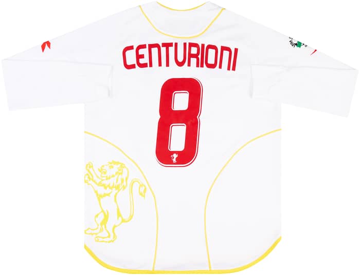 2007-08 Ravenna Match Issue Away L/S Shirt Centurioni #8