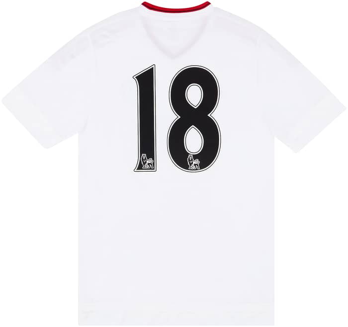 2015-16 Manchester United Match Issue Away Shirt #18