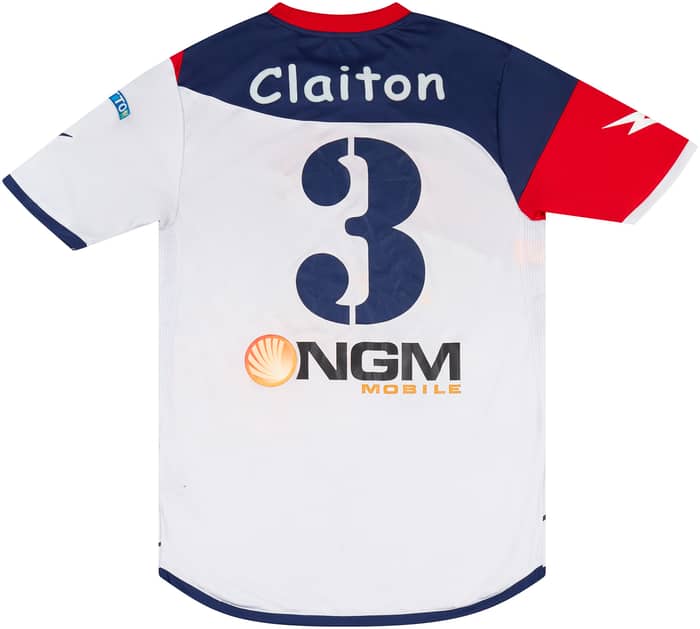 2013-14 Crotone Match Issue Away Shirt Claiton #3
