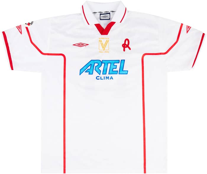 2001-02 Vicenza Match Issue Away Shirt Marcolini #14