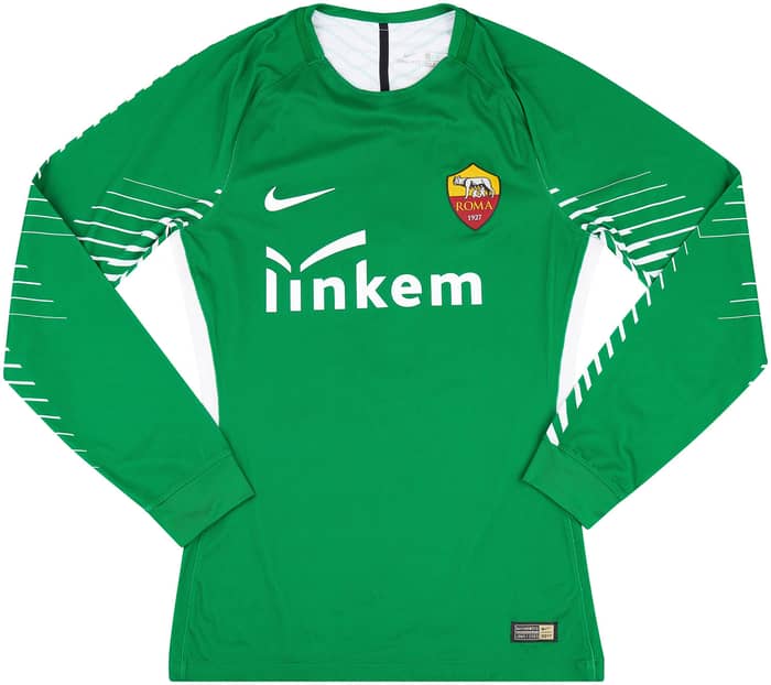 2017-18 Roma Primavera Match Issue GK Shirt #1