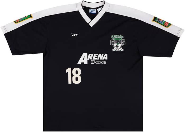2000 Dayton Gems Match Issue Home Shirt #18