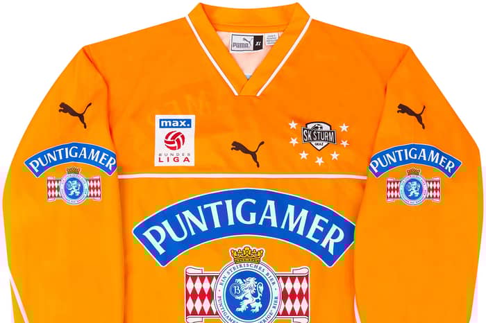 2001-02 Sturm Graz Match Issue Away L/S Shirt #17