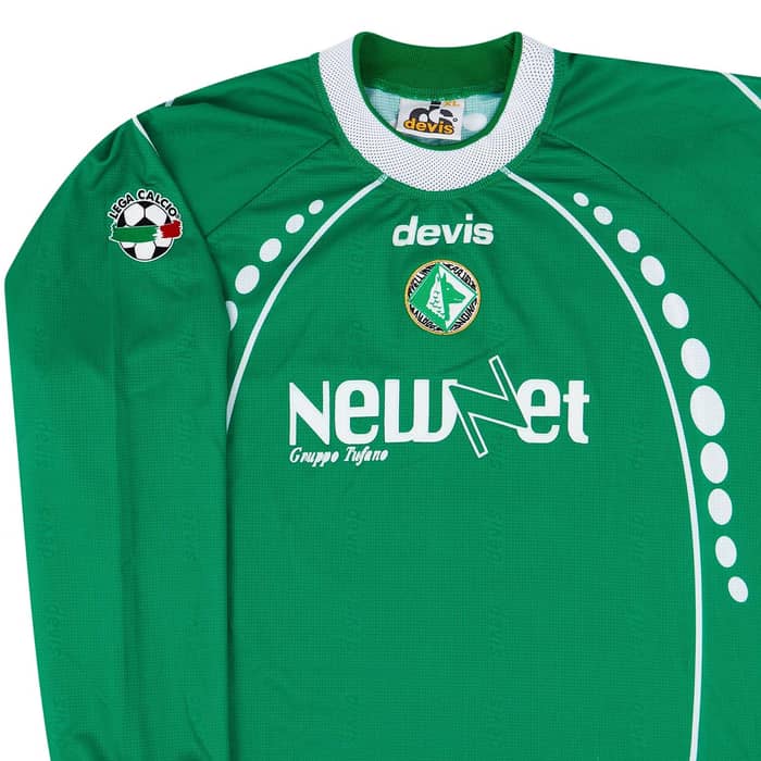 2003-04 Avellino Match Issue Home L/S Shirt Vianello #11