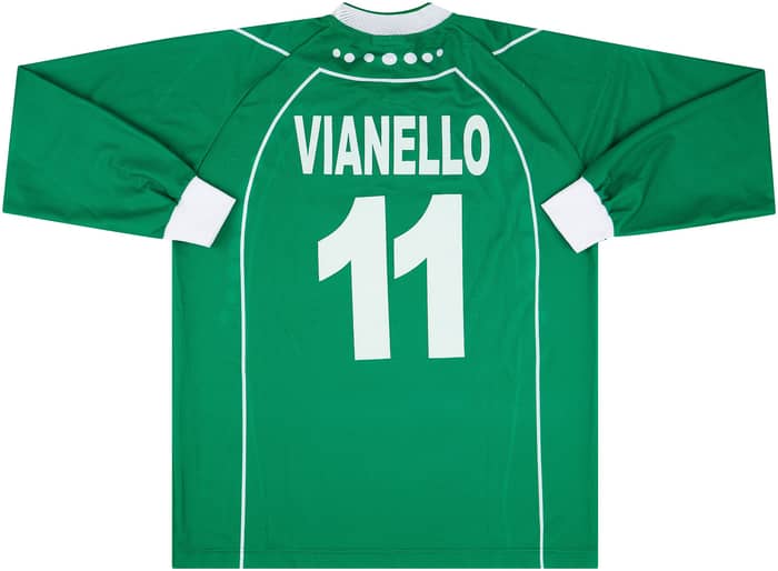 2003-04 Avellino Match Issue Home L/S Shirt Vianello #11