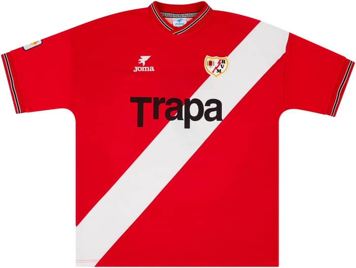 1998-99 Rayo Vallecano Match Issue Away Shirt Pablo Lago #7