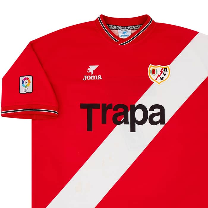 1998-99 Rayo Vallecano Match Issue Away Shirt Pablo Lago #7