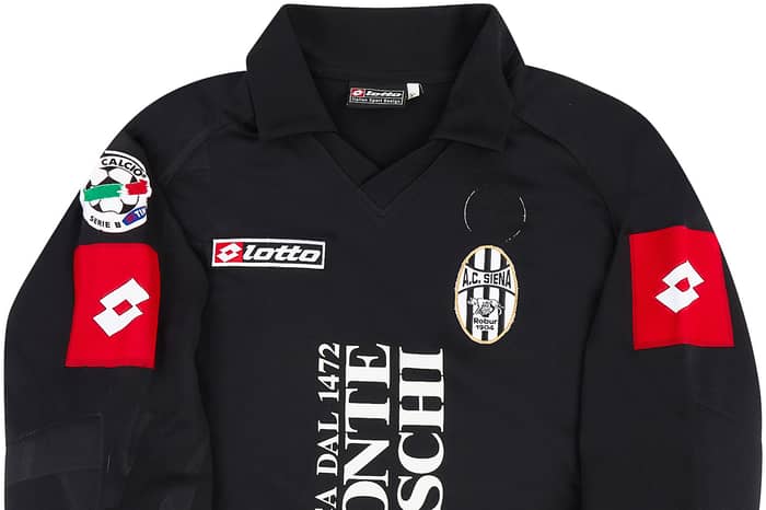 2004-05 Siena Match Issue GK Shirt Fortin #14