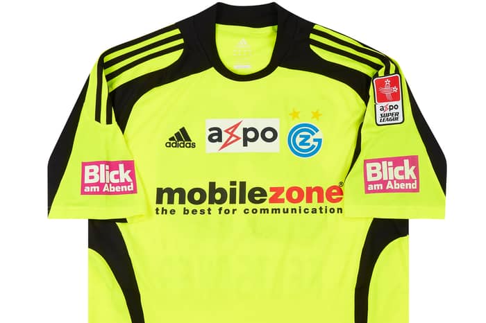 2008-10 Grasshoppers Match Issue Away Shirt Feltscher #29