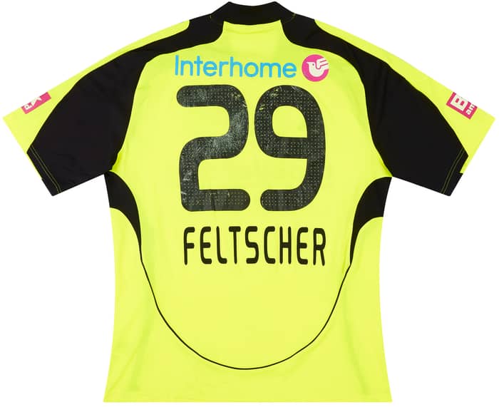 2008-10 Grasshoppers Match Issue Away Shirt Feltscher #29