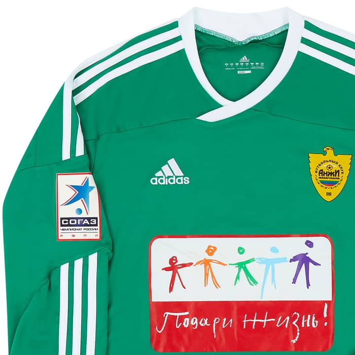 2011-12 Anzhi Makhachkala Match Issue Fourth L/S Shirt Igonin #4