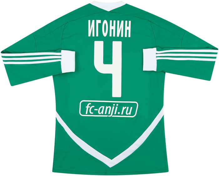 2011-12 Anzhi Makhachkala Match Issue Fourth L/S Shirt Igonin #4