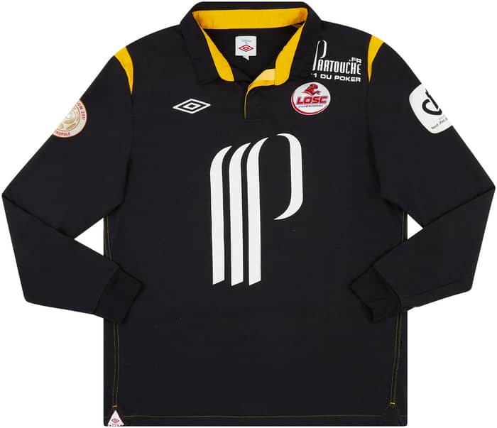 2011-12 Lille Match Issue GK Shirt Landreau #1