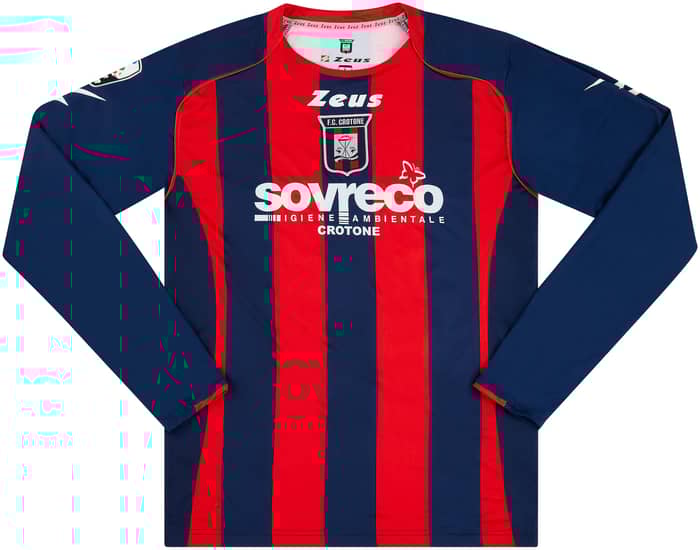 2011-12 Crotone Match Issue Home L/S Shirt Calil #70