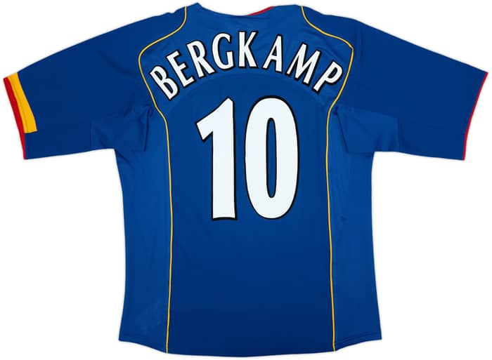 2004-06 Arsenal Away Shirt Bergkamp #10 - 8/10 - (L)