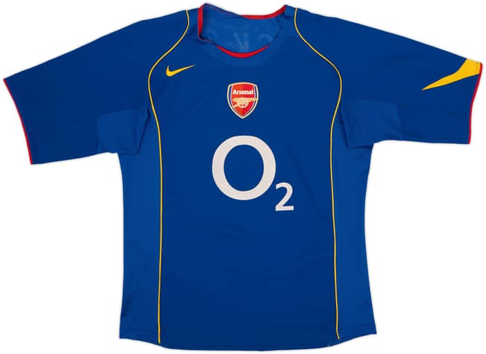 2004-06 Arsenal Away Shirt Bergkamp #10 - 8/10 - (L)