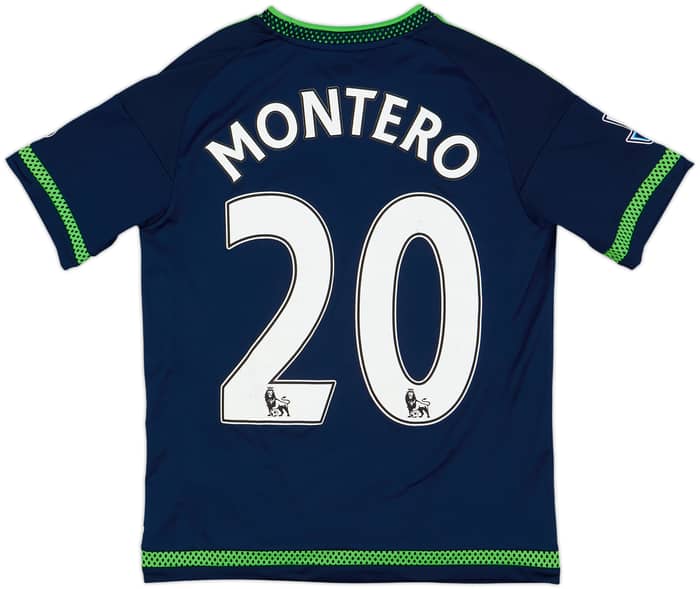 2015-16 Swansea Away Shirt Montero #20 - 7/10 - (L.Boys)