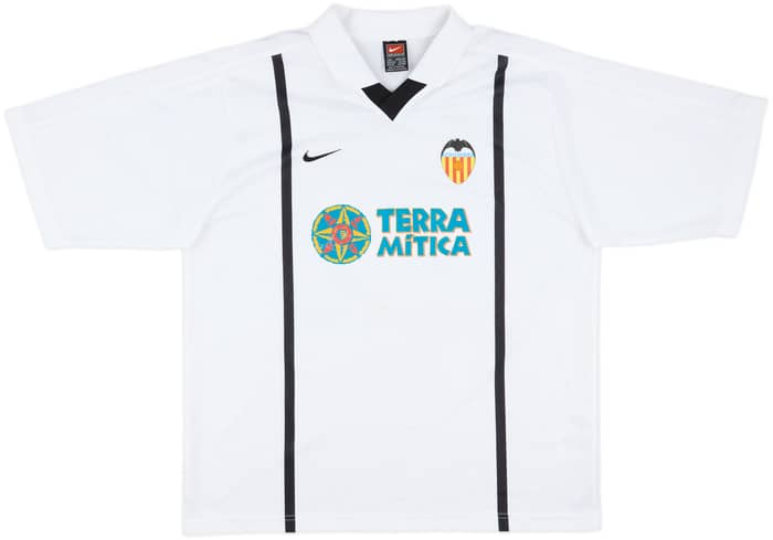 2000-01 Valencia Home Shirt Aimar #22 - 6/10 - (L)