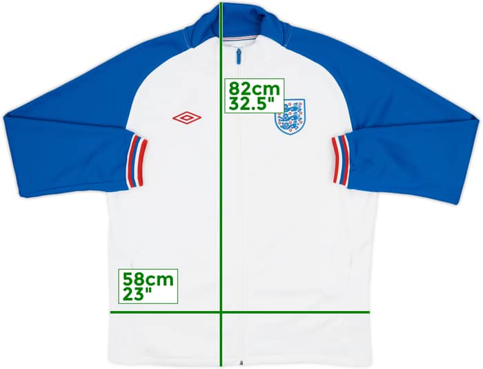2010-11 England Umbro Track Jacket - 9/10 - (XXL)