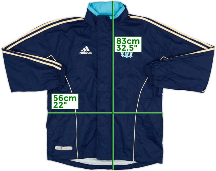 1999-00 Olympique Marseille adidas Rain Jacket - 7/10 - (S)