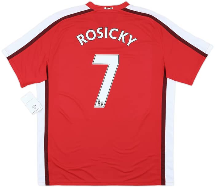 2008-10 Arsenal Home Shirt Rosicky #7 (L)