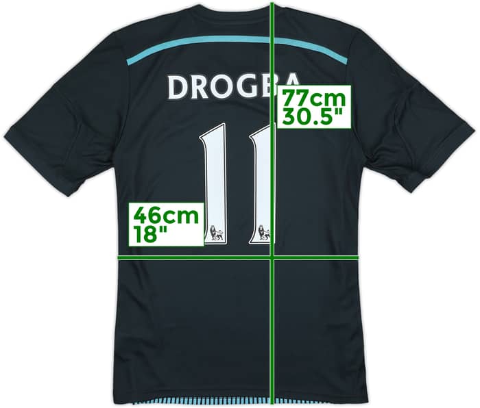 2014-15 Chelsea Third Shirt Drogba #11 (M)