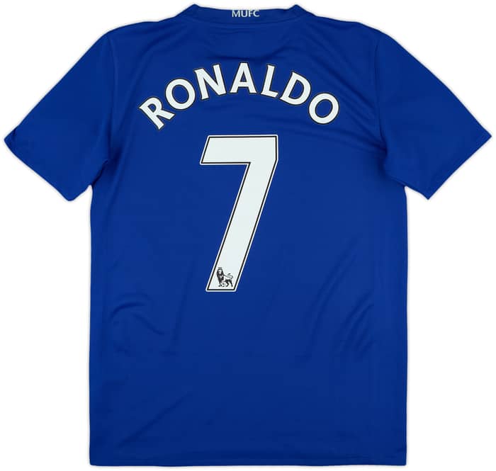 2008-09 Manchester United Third Shirt Ronaldo #7 - 8/10 - (XL.Boys)